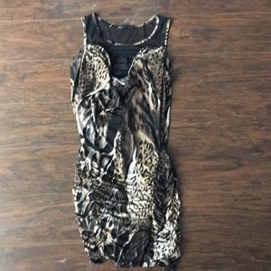 Animal print dress